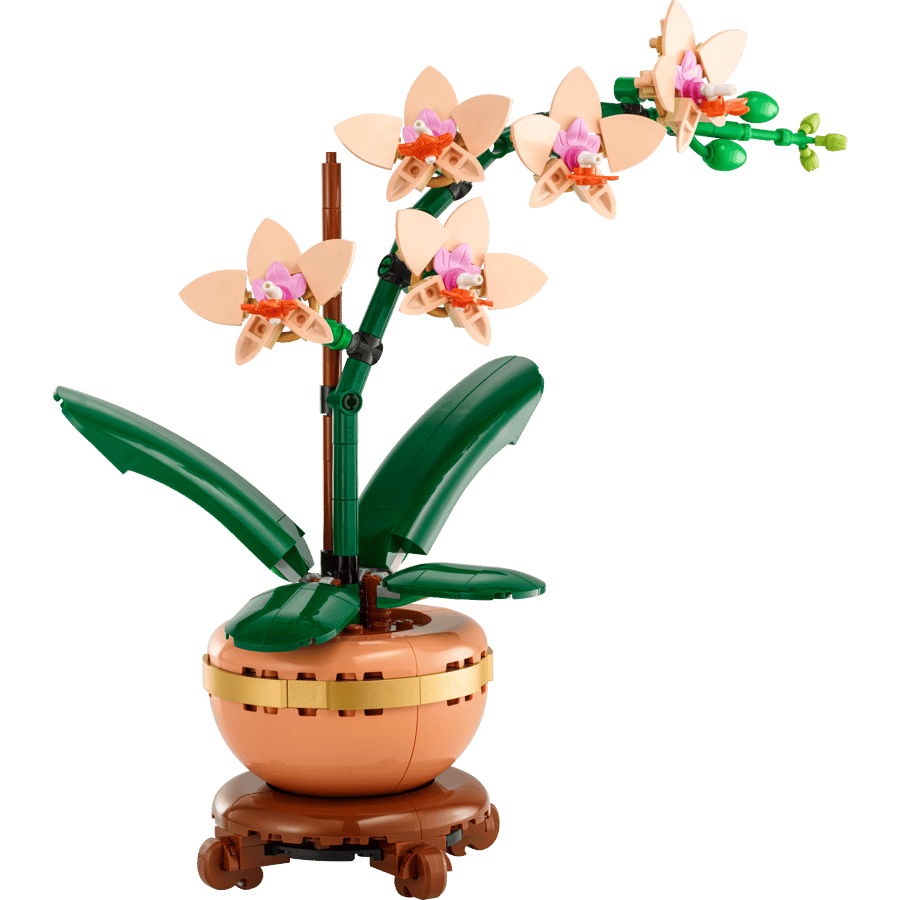 LEGO Botanicals Mini Orchid 10343 – 274-Piece Flower Building Set for Adults, 25cm