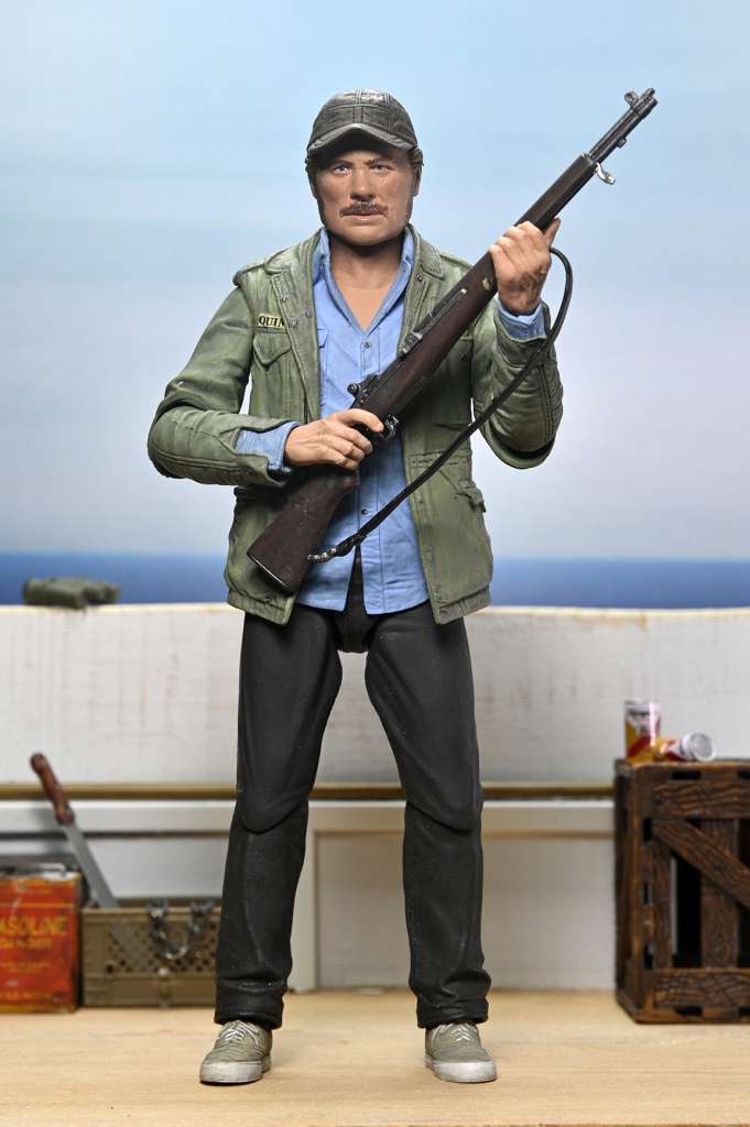 Jaws 50th Anniversary Sam Quint Ultimate Action Figure – NECA