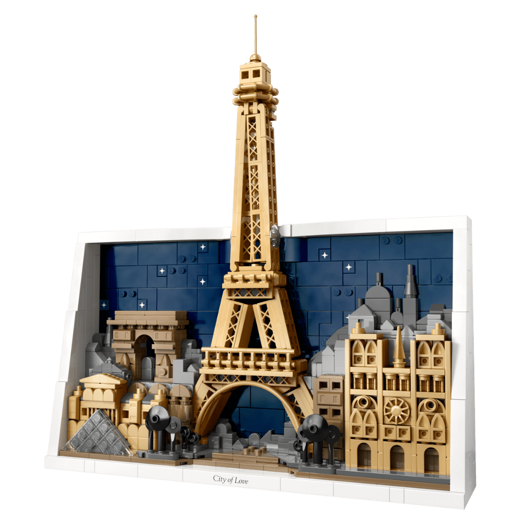 LEGO Architecture Paris – City of Love 21064 | 958-Piece Paris Skyline Wall Art Set for Adults