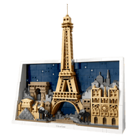 LEGO Architecture Paris – City of Love 21064 | 958-Piece Paris Skyline Wall Art Set for Adults