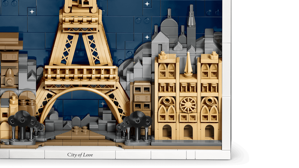 LEGO Architecture Paris – City of Love 21064 | 958-Piece Paris Skyline Wall Art Set for Adults