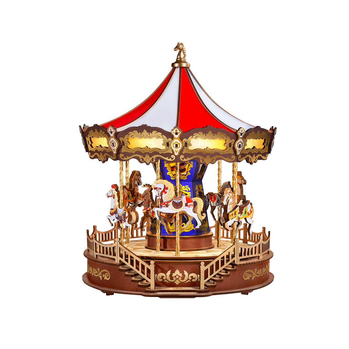 3D Wooden Puzzles Music Box Classic Carousel AMC01 in Malta | LAB7