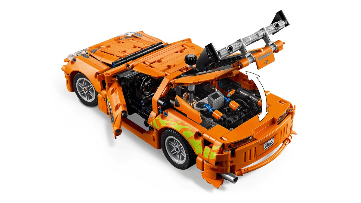 LEGO Technic Fast & Furious Toyota Supra MK4 42204 – 810-Piece Sports Car Building Set