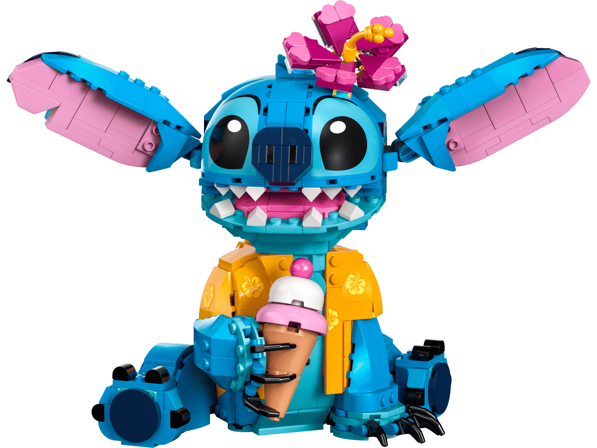 LEGO Disney Stitch 43249 – Lilo & Stitch Buildable Figure, 730 Pieces, 20cm