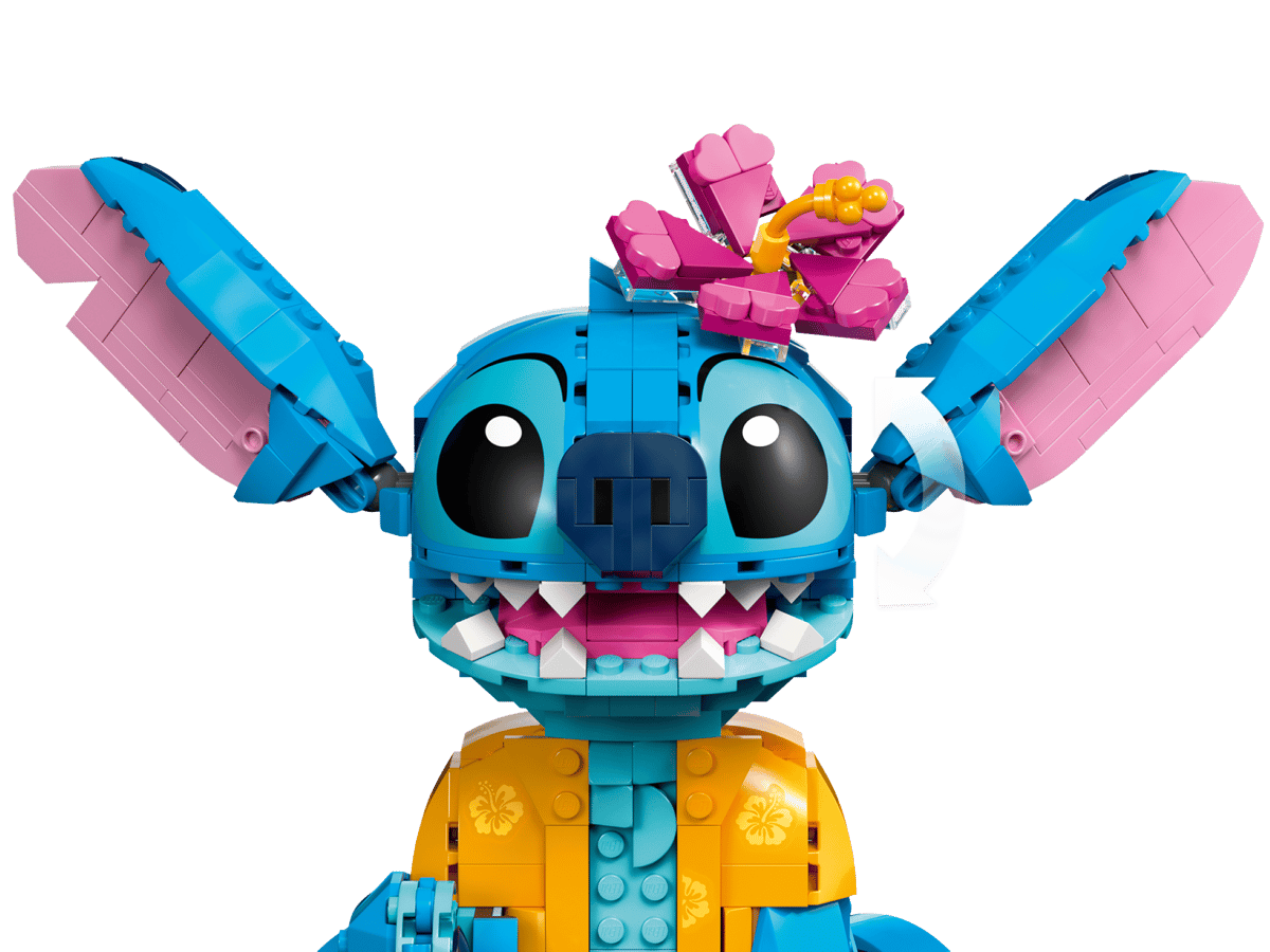 LEGO Disney Stitch 43249 – Lilo & Stitch Buildable Figure, 730 Pieces, 20cm