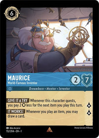 Image for Maurice - World-Famous Inventor (152/204) (The First Chapter) - Disney Lorcana