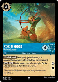 Image for Robin Hood - Unrivaled Archer (157/204) (The First Chapter) - Disney Lorcana