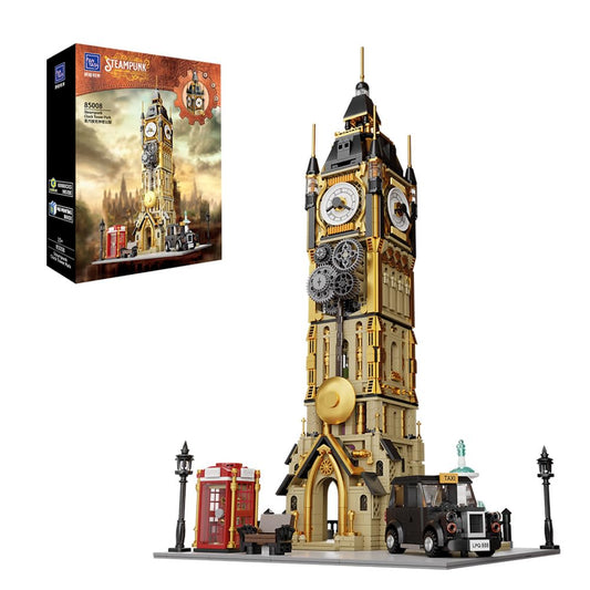 Steampunk Big Ben Building Block Set