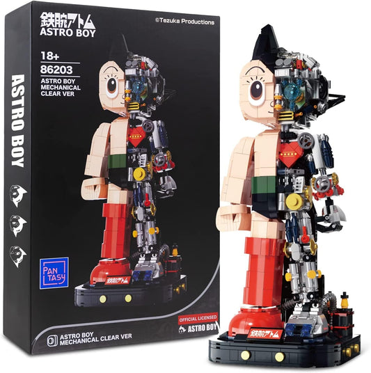 Astro Boy - Astro Boy Mechanical Clear Version Building Block Construction Set (1250 Pieces)