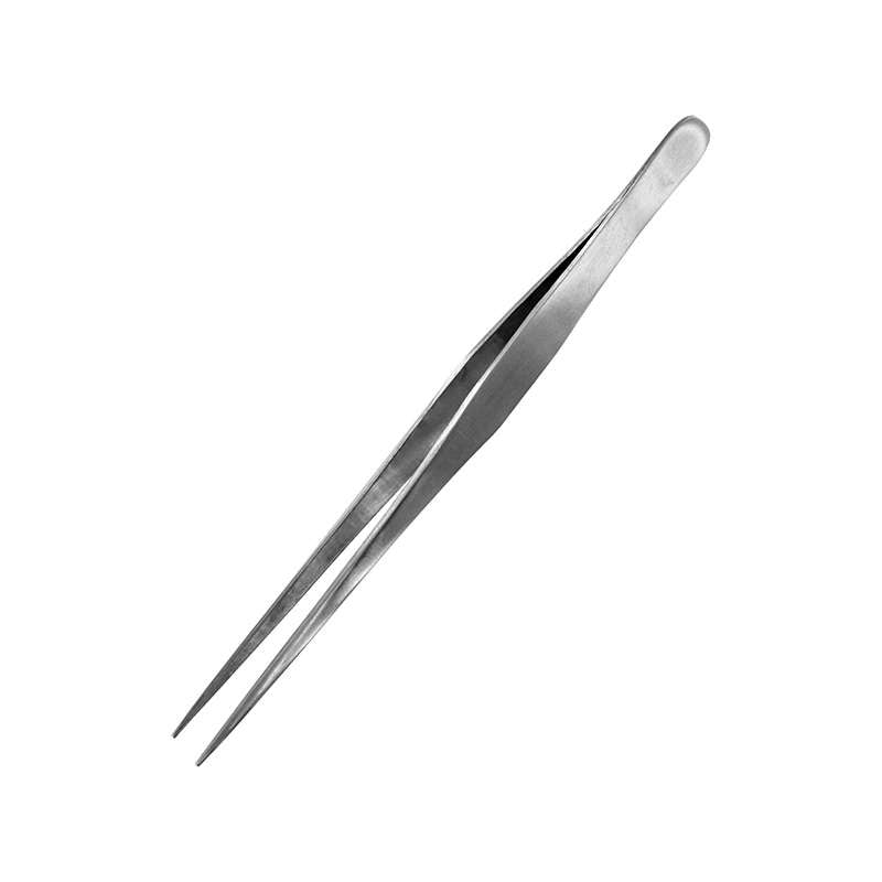 Straight Tip Stain Steel Tweezers 175mm