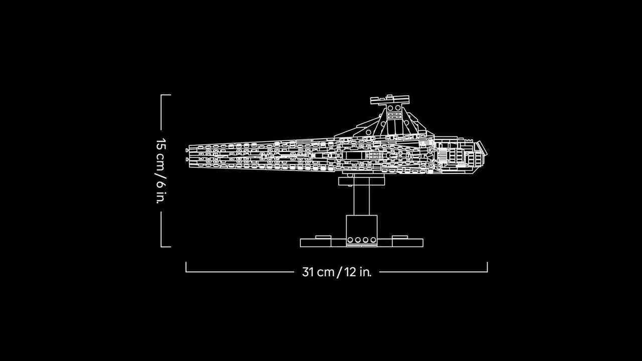 LEGO Star Wars Venator-Class Attack Cruiser 75441 – 643-Piece Starship Display Model
