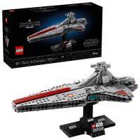 LEGO Star Wars Venator-Class Attack Cruiser 75441 – 643-Piece Starship Display Model