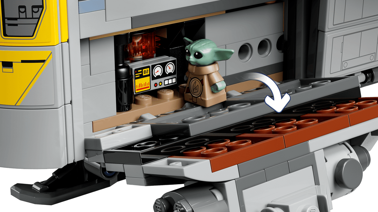 LEGO Star Wars The Razor Crest 75447 – 930-Piece Mandalorian & Grogu Starship Building Set