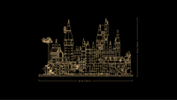 LEGO Harry Potter Hogwarts Castle and Grounds 76419 – 2,660-Piece Collectible Hogwarts Display Set for Adults