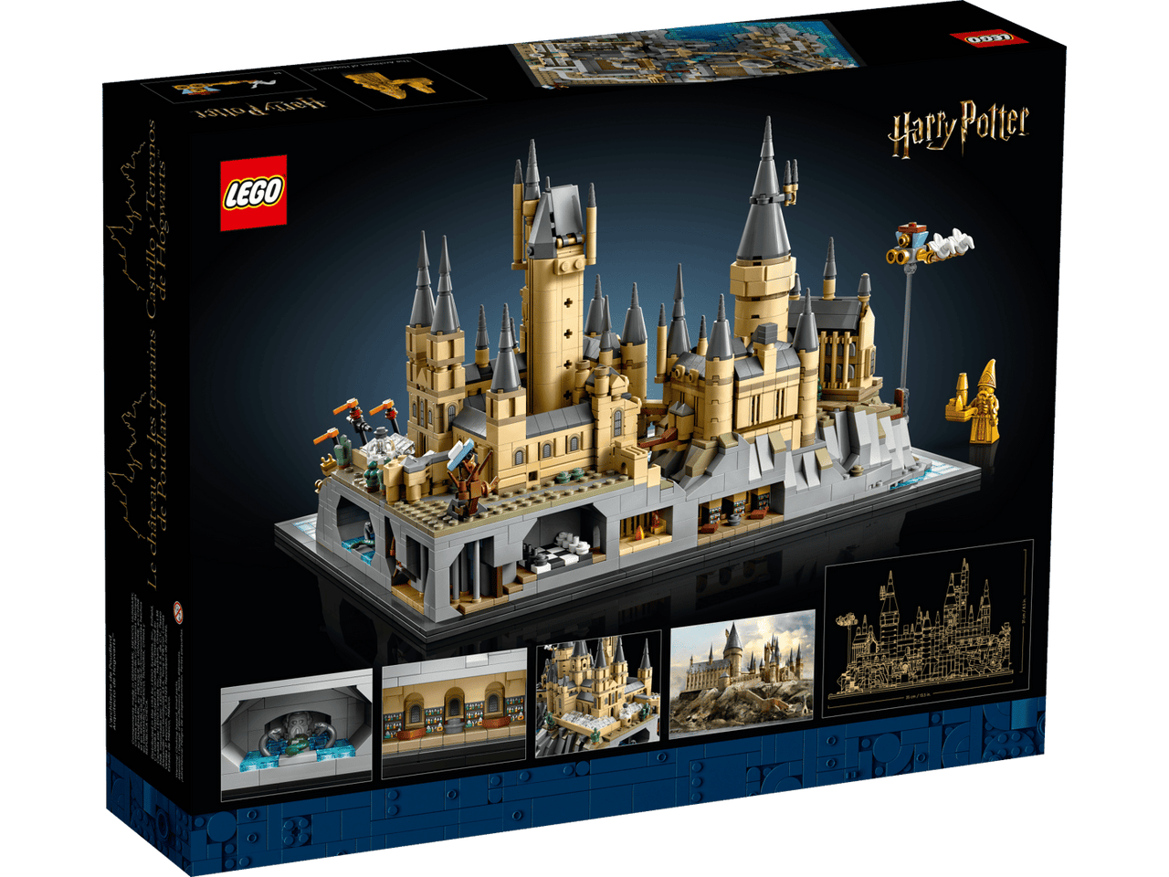 LEGO Harry Potter Hogwarts Castle and Grounds 76419 – 2,660-Piece Collectible Hogwarts Display Set for Adults