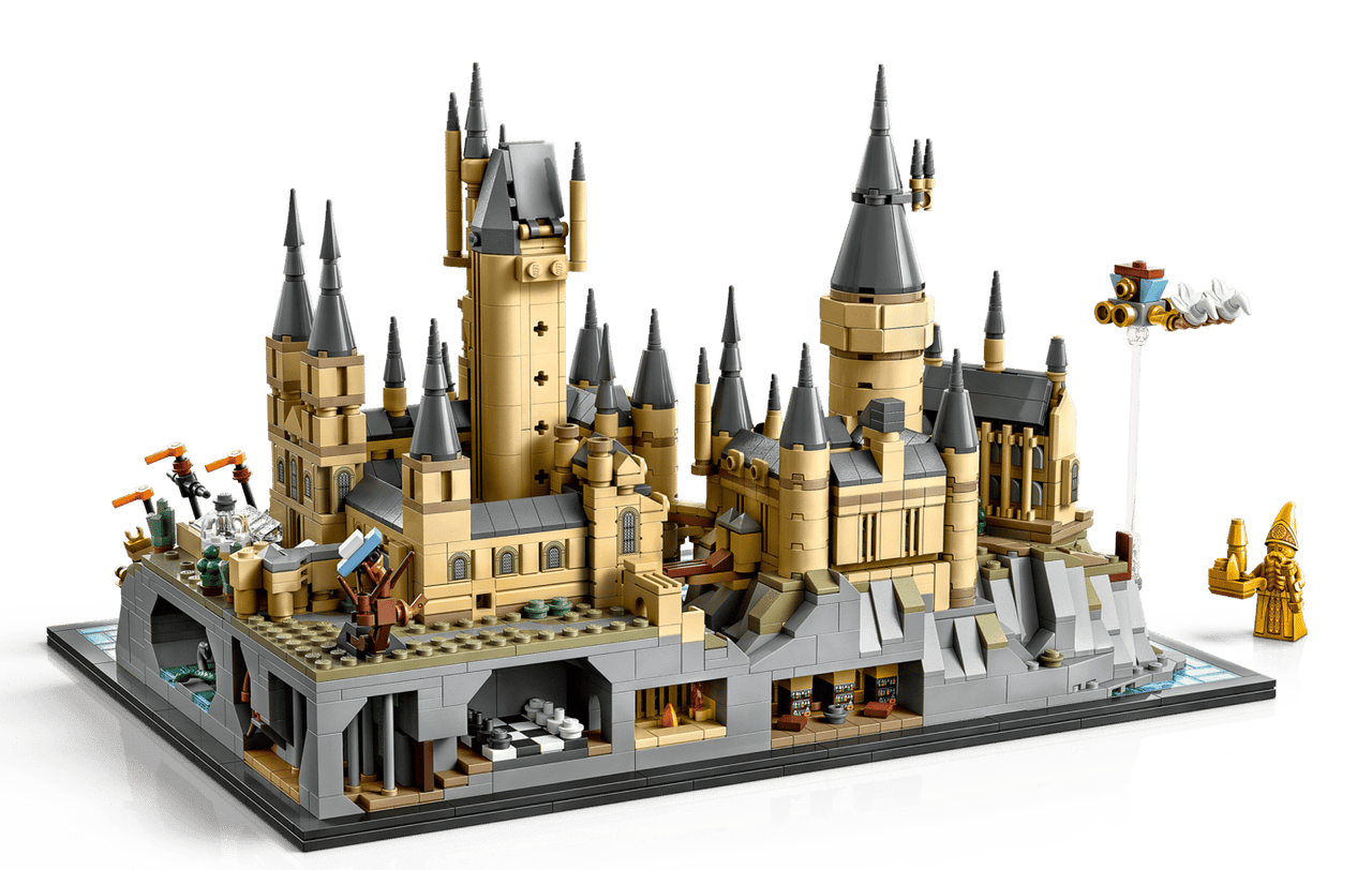 LEGO Harry Potter Hogwarts Castle and Grounds 76419 – 2,660-Piece Collectible Hogwarts Display Set for Adults