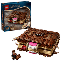 LEGO Harry Potter Chomping Monster Book of Monsters 76449 – 518-Piece Pull-Back Building Set with Neville Longbottom