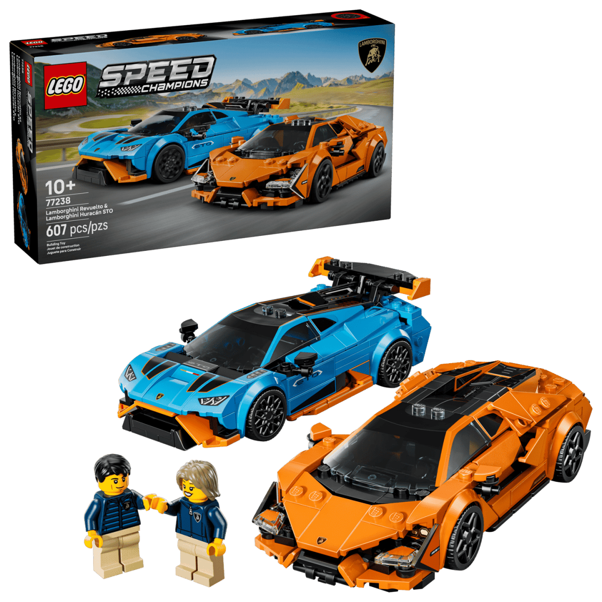 LEGO Speed Champions Lamborghini Revuelto & Huracán STO 77238