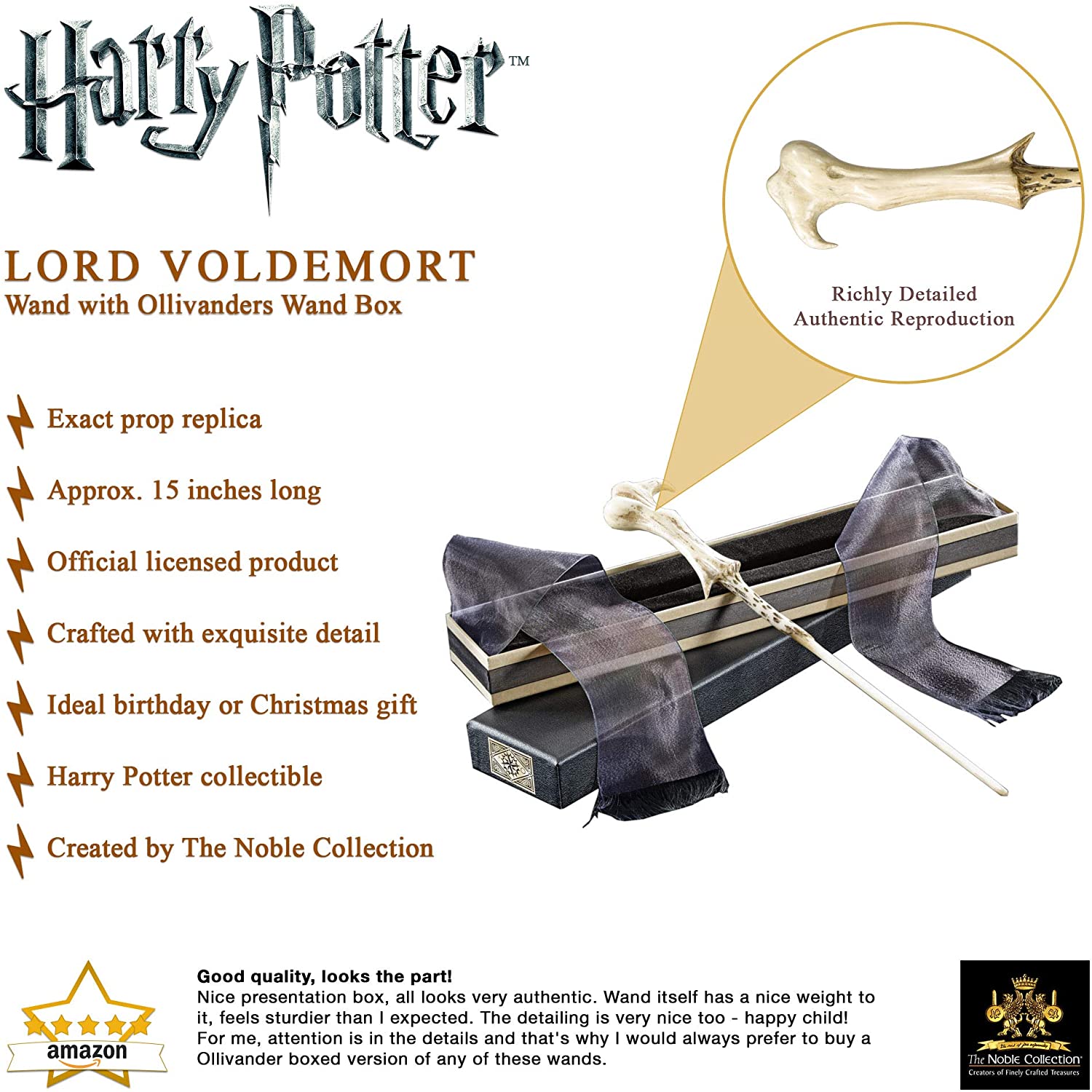 The Noble Collection Harry Potter - Voldemort´s Wand by LAB7 Malta