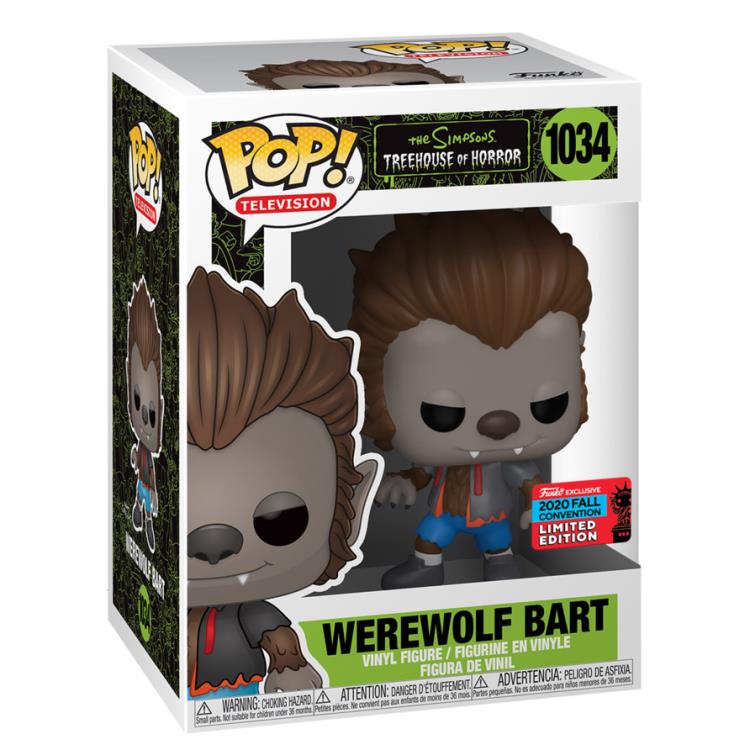 Funko POP! The Simpsons Treehouse of Horror - Werewolf Bart Fall Convention Exclusive  by LAB7 Malta