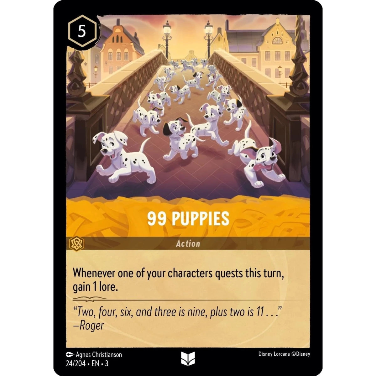 99 Puppies (24/204) (Into the Inklands) in Malta | LAB7