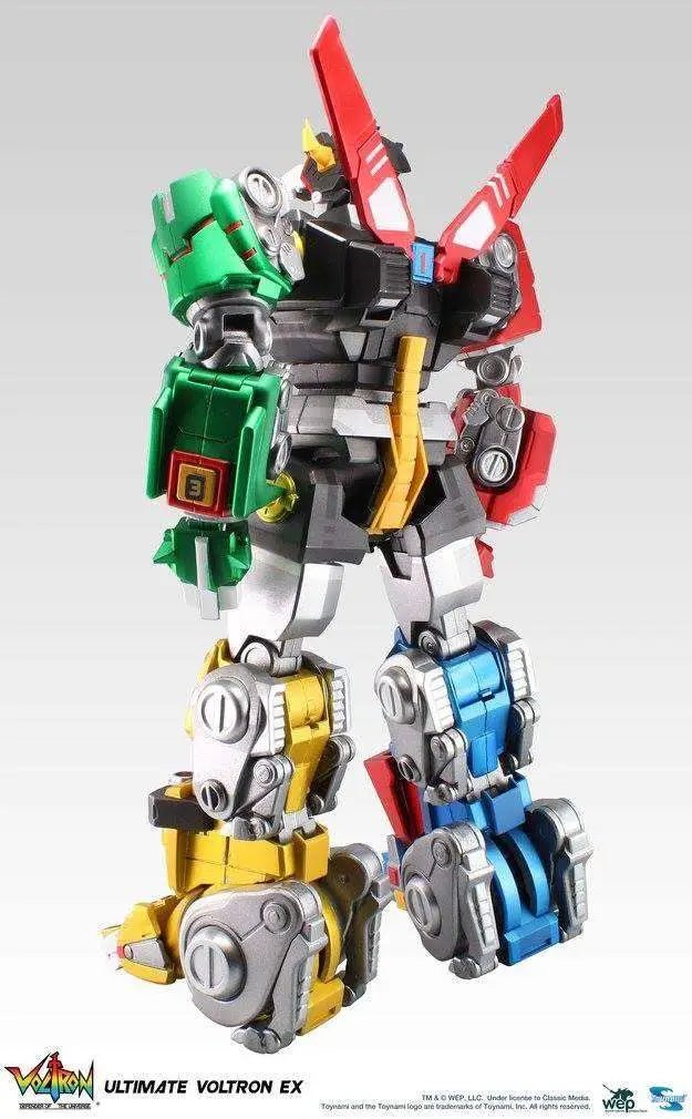 Toynami Ultimate Voltron EX – 16-Inch Combining Robot Action Figure with 5 Transforming Lions