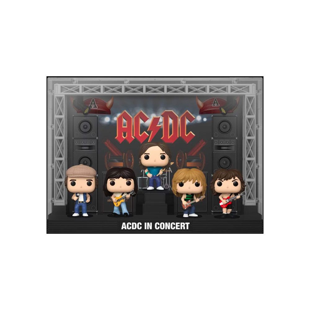 Funko AC/DC POP! Moments DLX Vinyl Figure 5-Pack AC/DC in Concert 9 cm by LAB7 Malta