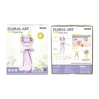 ROKR Purple Rose AF021 – 54-Piece DIY 3D Flower Bouquet Puzzle