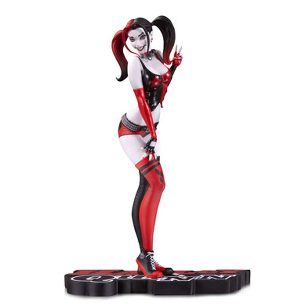 DC Comics Red, White & Black Statue Harley Quinn by Scott Campbell 18 cm by LAB7 Malta