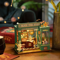 Rolife Alice's Tea Store DG156-C DIY Miniature House Kit with LED Lights