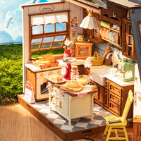 Rolife Baking Kitchen DG172 – DIY Miniature Vintage Bakery House Kit