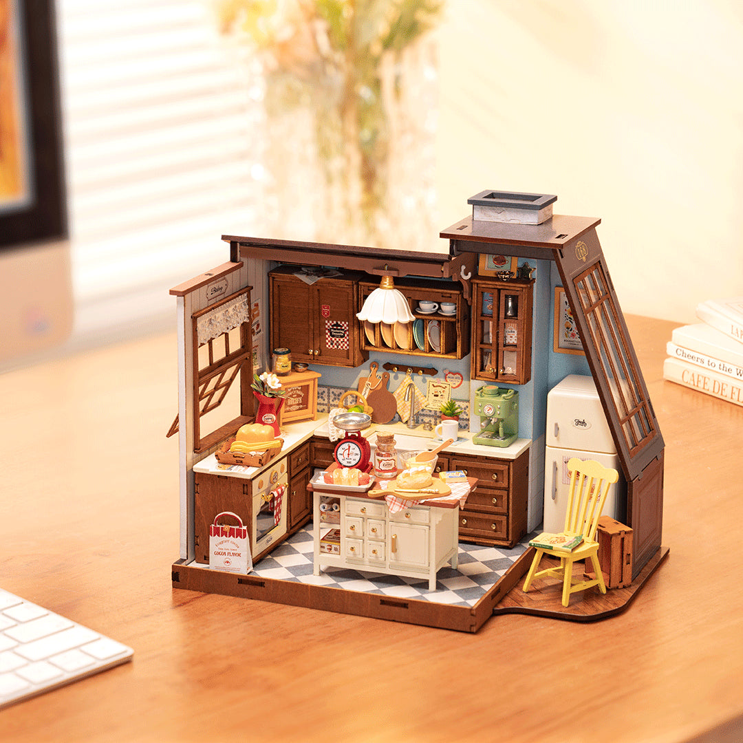 Rolife Baking Kitchen DG172 – DIY Miniature Vintage Bakery House Kit