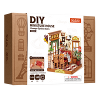 Rolife Champs-Élysées Bistro DS053 – 160-Piece DIY Miniature House Kit