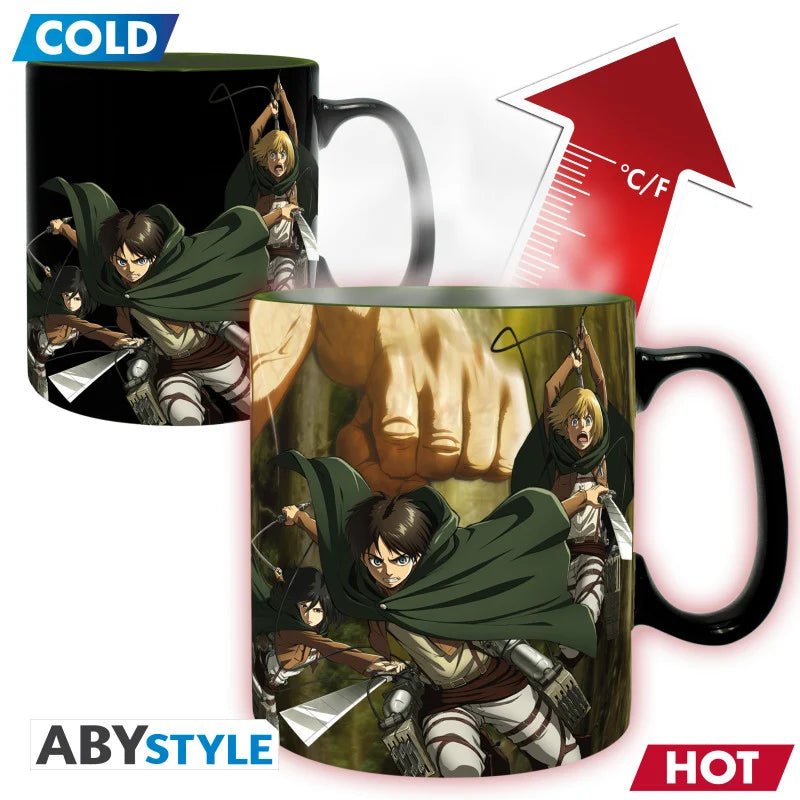 ABYstyle Attack on Titan – Titans Heat Change Mug 460ml