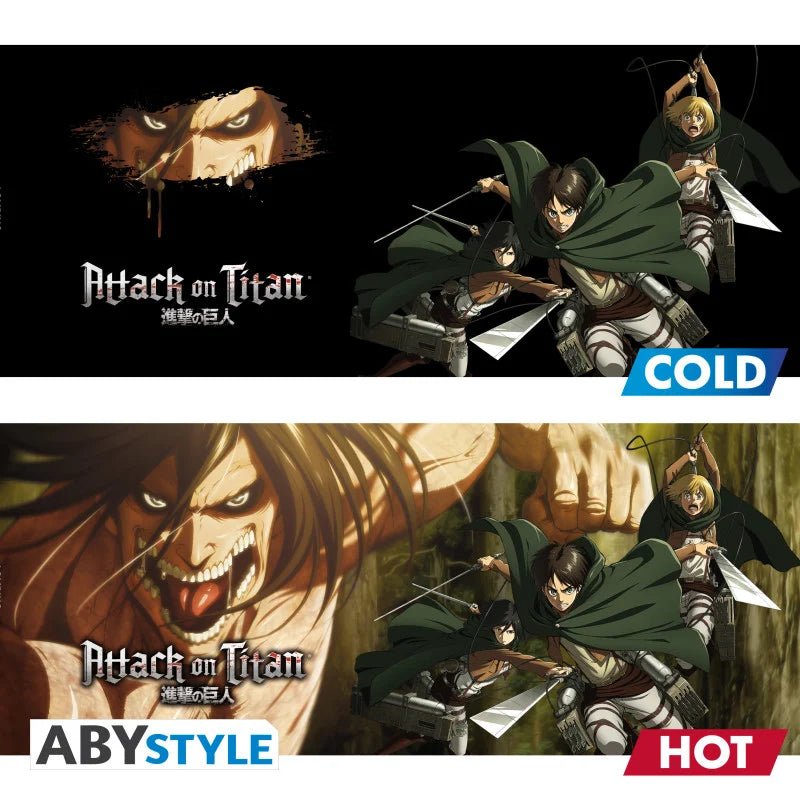 ABYstyle Attack on Titan – Titans Heat Change Mug 460ml