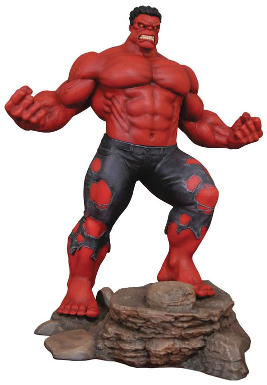 Marvel Red Hulk PVC Statue - 25cm Marvel Gallery Figure by Diamond Select Toys