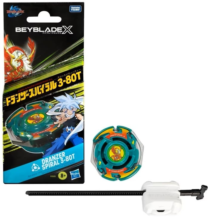 Hasbro Beyblade X Dranzer Spiral 3-80T Starter Pack | 25th Anniversary X-Over