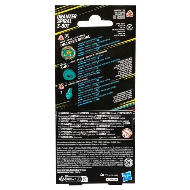 Hasbro Beyblade X Dranzer Spiral 3-80T Starter Pack | 25th Anniversary X-Over