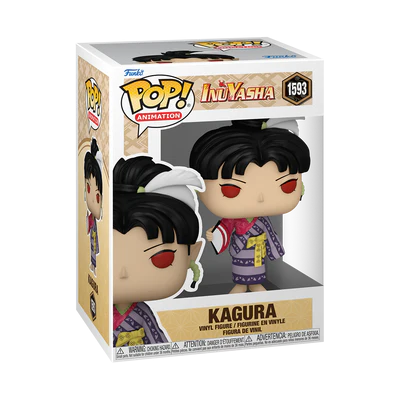 Funko Pop! Kagura figure packaging from Inuyasha on a white background