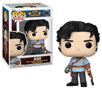 Funko Pop! vinyl figure of Ash from 'The Army of Darkness' with packaging.