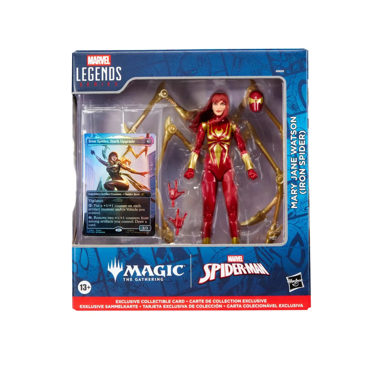 Hasbro Marvel Legends MJ Iron Spider 15cm Action Figure – Magic: The Gathering Spider-Man Crossover with Exclusive Foil Card