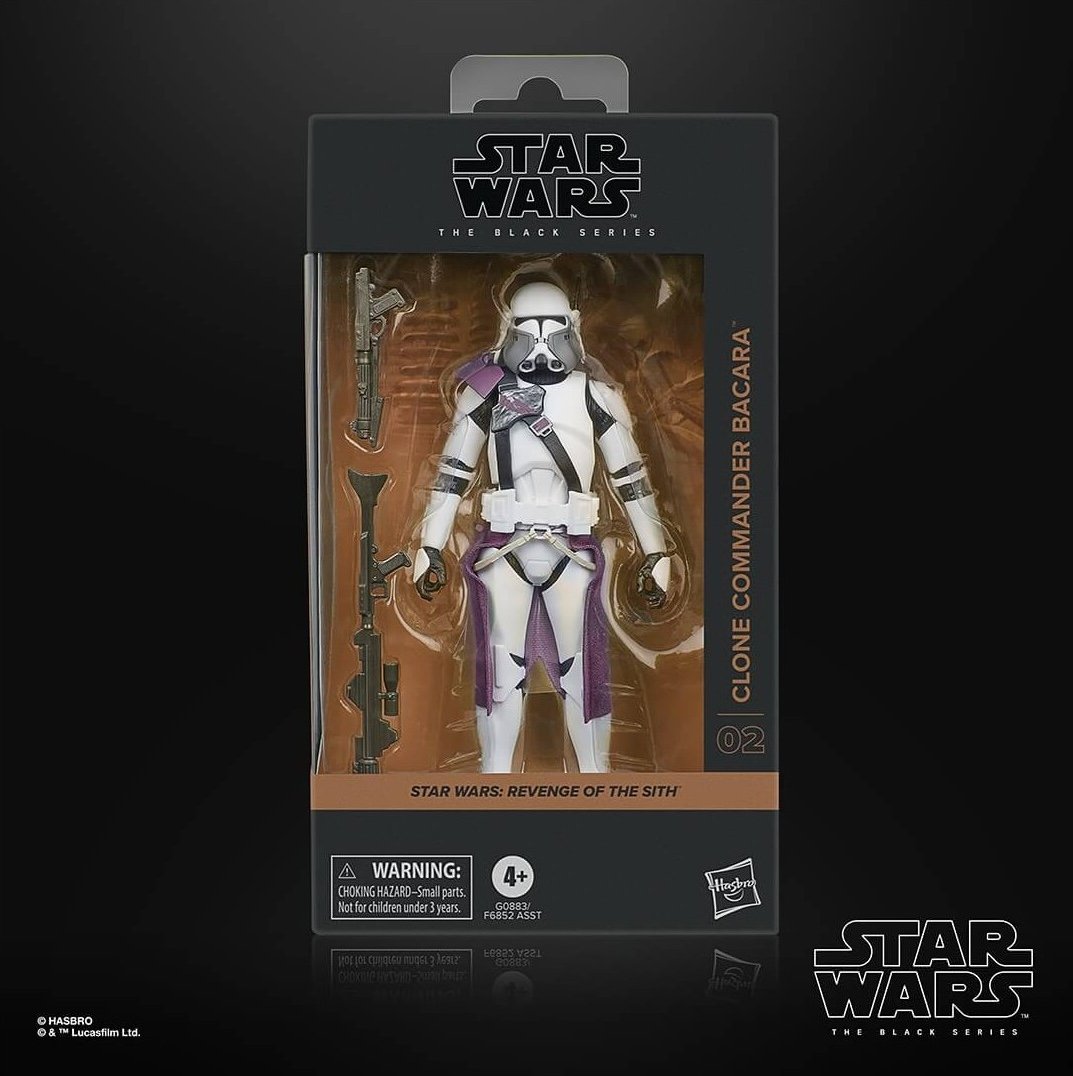 Hasbro Star Wars Clone Commander Bacara Black Series 15cm Figure