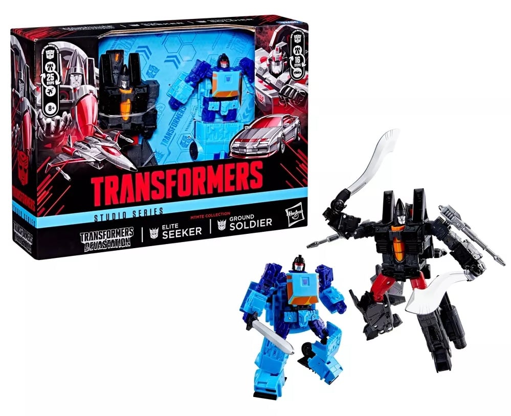 Hasbro Transformers Studio Series Gamer Edition Elite Seeker & Ground Soldier 2-Pack – 18cm