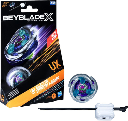 Hasbro Beyblade X Shadow Shinobi 1-80MN UX Starter Pack – Battle Set