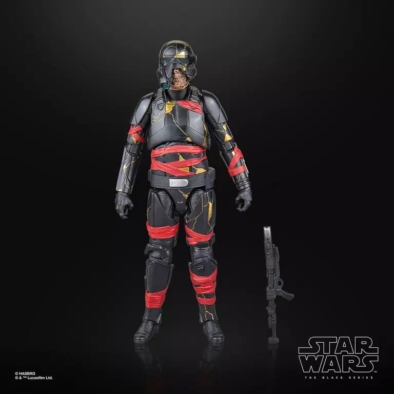 Hasbro Star Wars Ahsoka Night Trooper Black Series 15cm Figure