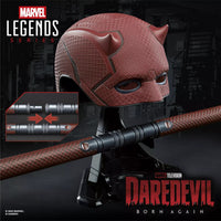 Hasbro Marvel Legends Daredevil Born Again Helmet & Baton 1:1 Scale – Premium Roleplay Replica