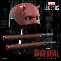 Hasbro Marvel Legends Daredevil Born Again Helmet & Baton 1:1 Scale – Premium Roleplay Replica