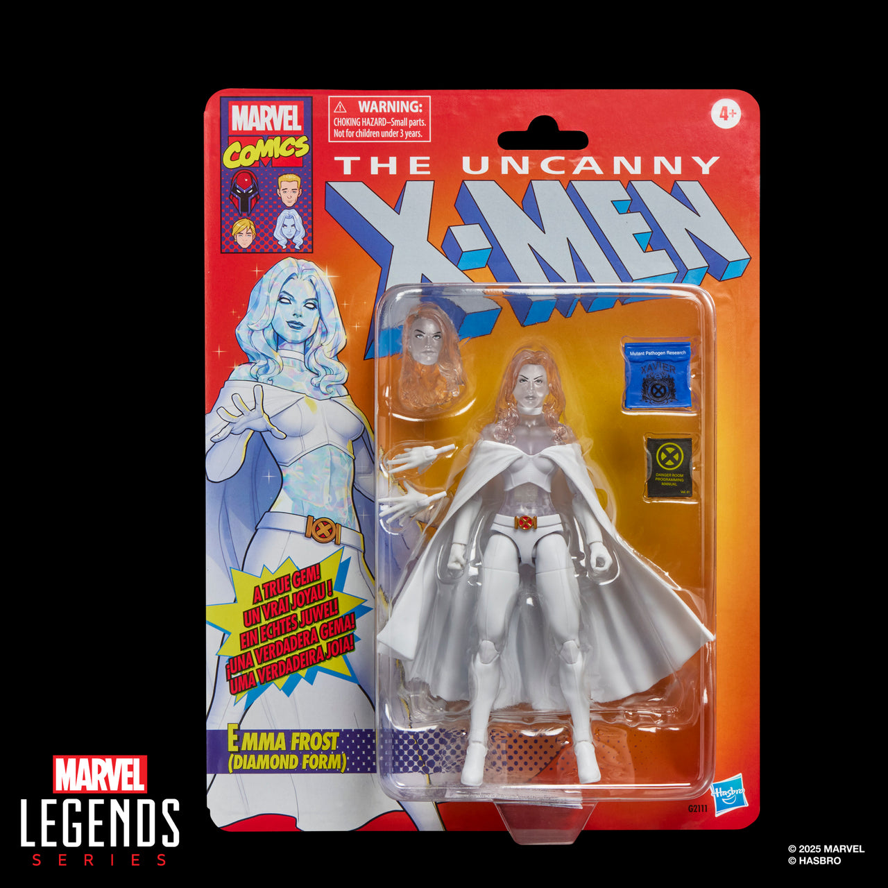 Hasbro Marvel Legends Emma Frost Diamond Form – X-Men Action Figure 15cm