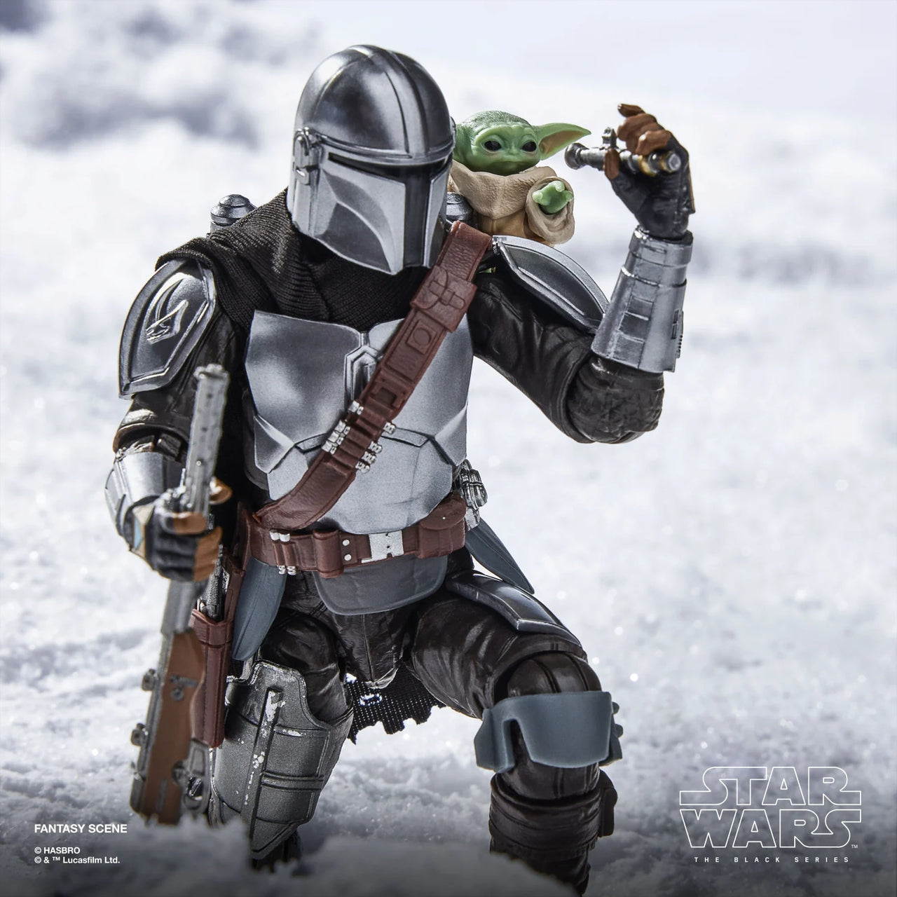 Hasbro Star Wars Black Series The Mandalorian & Grogu 15cm Figure 2-Pack