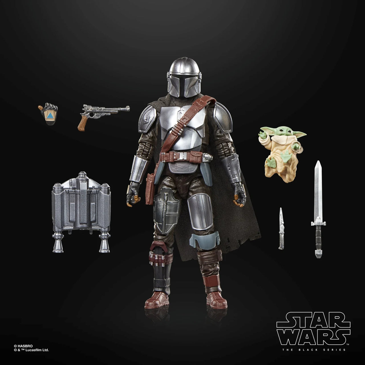 Hasbro Star Wars Black Series The Mandalorian & Grogu 15cm Figure 2-Pack